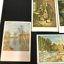 Почтовые открытки 1930г, чистые, малотиражные, коллекционные, редкие, винтаж, СССР. Картинка 6